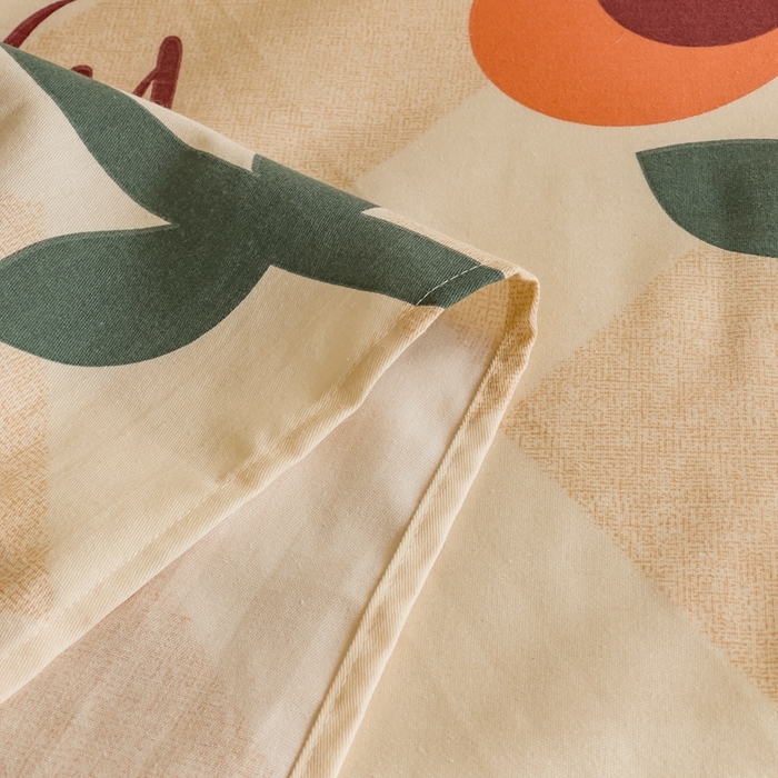 91家纺网 家纺一手货源 找家纺 金泰莱 2025新款老粗布凉席老粗布床单软凉席三件套藤席 花随