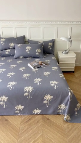 91家纺网 家纺一手货源 找家纺 金泰莱 2025新款老粗布凉席老粗布床单软凉席三件套藤席 陌染