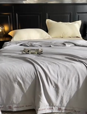 91家纺网 家纺一手货源 找家纺 被靠被2024新款锦丝锻夏被-赫拉 浅粉