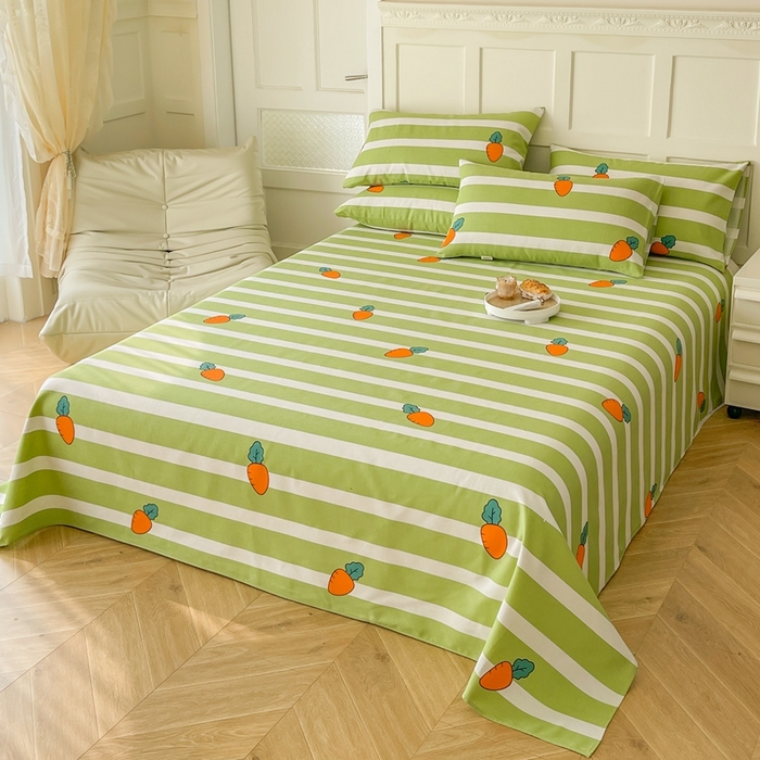 91家纺网 家纺一手货源 找家纺 金泰莱 2025新款老粗布凉席老粗布床单软凉席三件套藤席 诧然