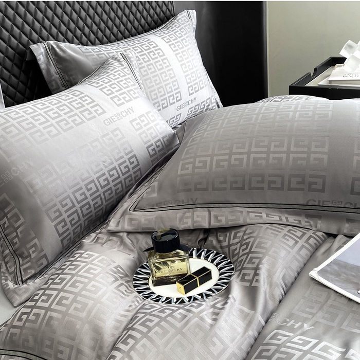 91家纺网 家纺一手货源 找家纺 优悦生活馆 2024新款时尚轻奢纯色磨毛四件套 简爱-灰