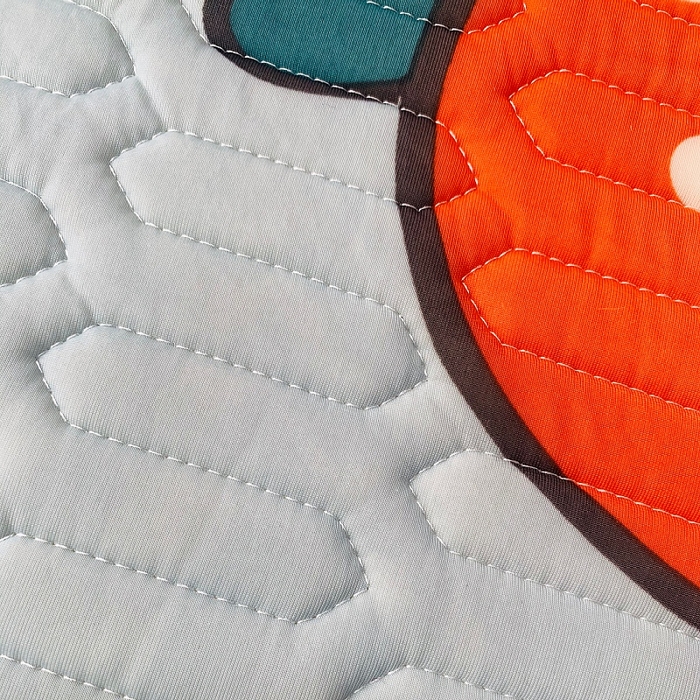 91家纺网 家纺一手货源 找家纺 小虾米 2024新款上下床乳胶凉席床笠款印花凉席三件套 草莓