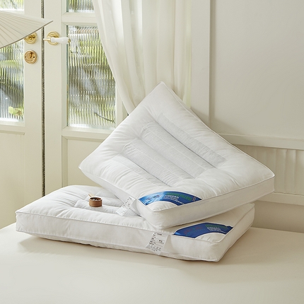 （总）荞麦枕单人双人纤维枕枕头护颈椎枕助睡眠家用低枕枕芯全棉纯棉48x74cm
