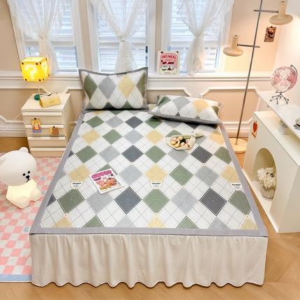 91家纺网 家纺一手货源 找家纺 慕尚 2025新款800D冰藤凉席 流年