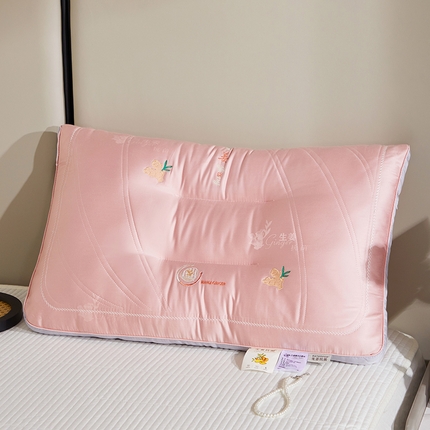 九州枕芯 2024新款生姜枕芯枕头 粉色