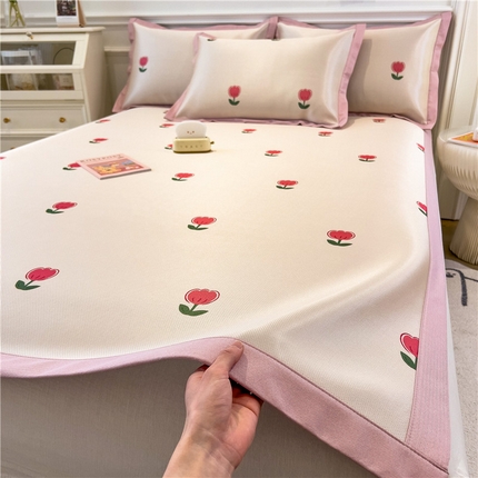 91家纺网 家纺一手货源 找家纺 （总）孩子王家纺 2024新款凉感卡通冰丝席-成人款