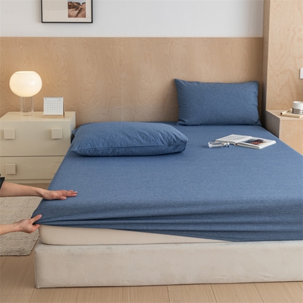 91家纺网 家纺一手货源 找家纺 （总）北欧良品 2024新款水洗棉单品床笠、床单--纯色款（床笠、床单）