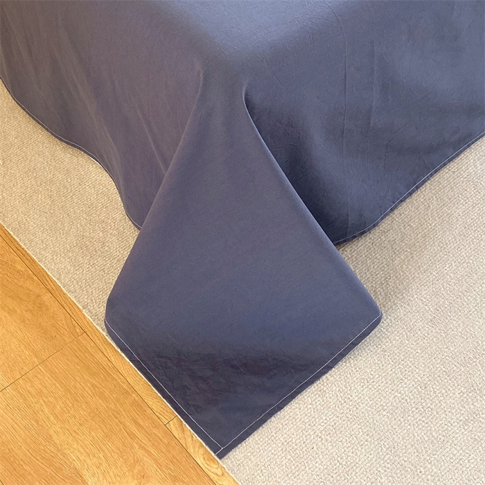 91家纺网 家纺一手货源 找家纺 2024新款全棉纯棉双层纱三层纱立体提花四件套 汉塞尔