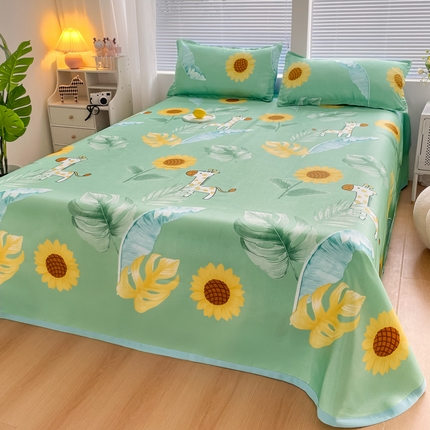 91家纺网 家纺一手货源 找家纺 （总）卡斯诺家纺馆 2025新款冰丝凉席床单款凉席（下载包包含买家秀）