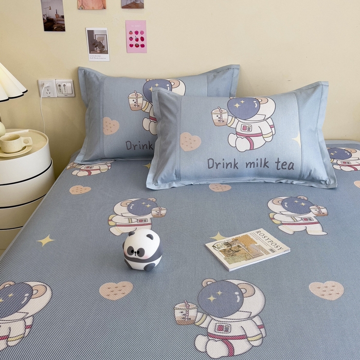 91家纺网 家纺一手货源 找家纺 全季家居 2024新款A类数码印花枕套 宇航员