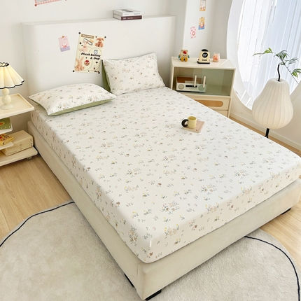 柠馨 2024新款全棉印花床笠套件随心配系列 仙子