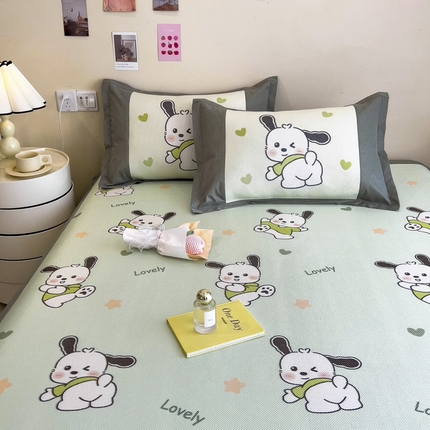 91家纺网 家纺一手货源 找家纺 全季家居 2024新款A类数码印花枕套 爱心小狗