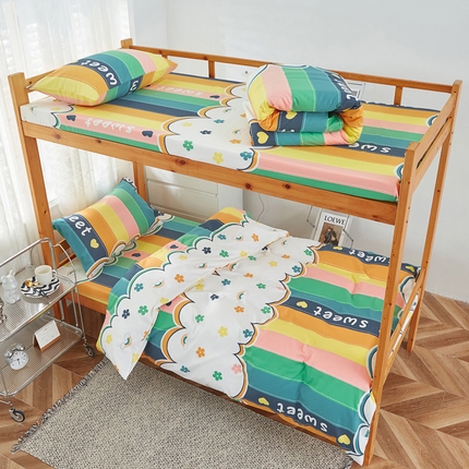 91家纺网 家纺一手货源 找家纺 （总）金泰莱 2025新款全棉三件套学生三件套宿舍三件套纯棉三件套