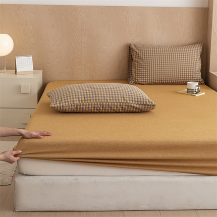 91家纺网 家纺一手货源 找家纺 （总）北欧良品 2024新款水洗棉单品床笠、床单--纯色款（床笠、床单）