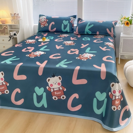 91家纺网 家纺一手货源 找家纺 （总）卡斯诺家纺馆 2025新款冰丝凉席床单款凉席（下载包包含买家秀）