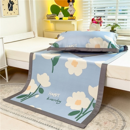 孩子王家纺 2024新款凉感卡通冰丝席-学生款 幸运花