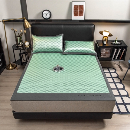 91家纺网 家纺一手货源 找家纺 （总）孩子王家纺 2024新款凯瑟琳巴洛克系列可水洗冰丝席