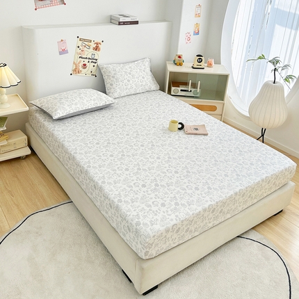 柠馨 2024新款全棉印花床笠套件随心配系列 可爱森林