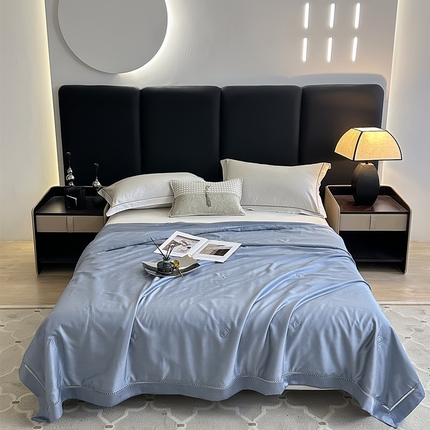 91家纺网 家纺一手货源 找家纺 （总）蜜柚 2024新款60s莱赛尔天丝提花大豆夏被-格言系列（控价199以上）