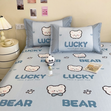 全季家居 2024新款A类数码印花枕套 幸运熊