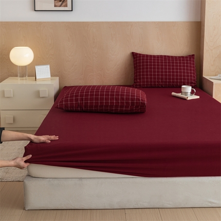 91家纺网 家纺一手货源 找家纺 （总）北欧良品 2024新款水洗棉单品床笠、床单--纯色款（床笠、床单）