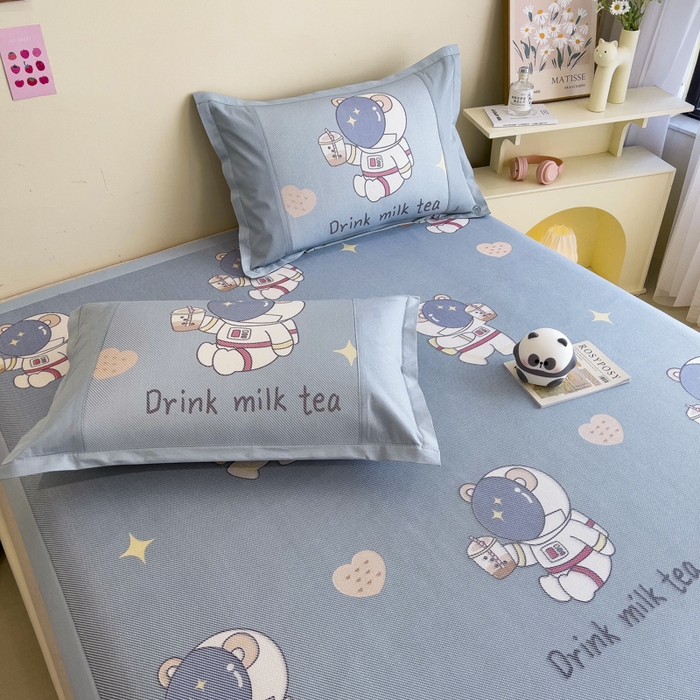 91家纺网 家纺一手货源 找家纺 全季家居 2024新款A类数码印花枕套 宇航员