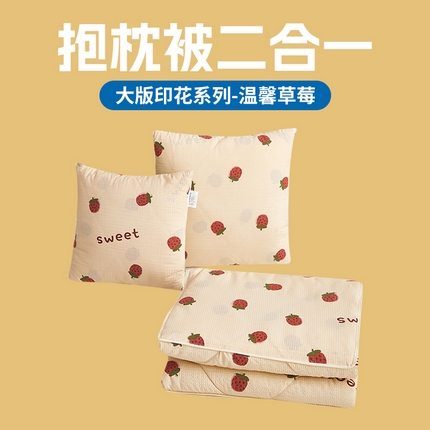 91家纺网 家纺一手货源 找家纺 （总）雷娜家居 2024新款泡芙棉系列抱枕被