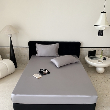 91家纺网 家纺一手货源 找家纺 （总）2024新款60支LF级兰精天丝纯色床笠