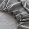 91家纺网 家纺一手货源 找家纺 北欧良品 2024新款水洗棉单品床笠、床单--纯色款（床笠、床单） 冰川灰