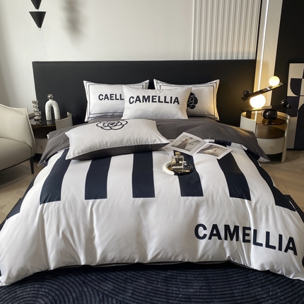 91家纺网 家纺一手货源 找家纺 （总）色鬼布艺 2024新款冰丝四件套水洗真丝四件套