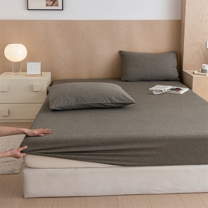 91家纺网 家纺一手货源 找家纺 （总）北欧良品 2024新款水洗棉单品床笠、床单--纯色款（床笠、床单）
