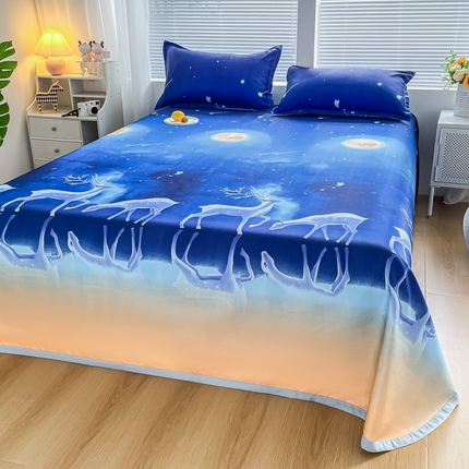 91家纺网 家纺一手货源 找家纺 （总）卡斯诺家纺馆 2025新款冰丝凉席床单款凉席（下载包包含买家秀）