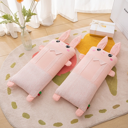 91家纺网 家纺一手货源 找家纺 （总）仁宇枕业 2024年新款枕芯 全棉彩色针织棉卡通儿童学生幼儿园全荞麦枕头