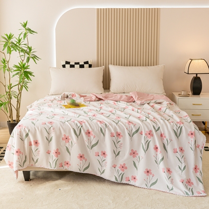 91家纺网 家纺一手货源 找家纺 （总）帕芬鸟家纺 2024新款105克有氧泡泡棉大豆夏被