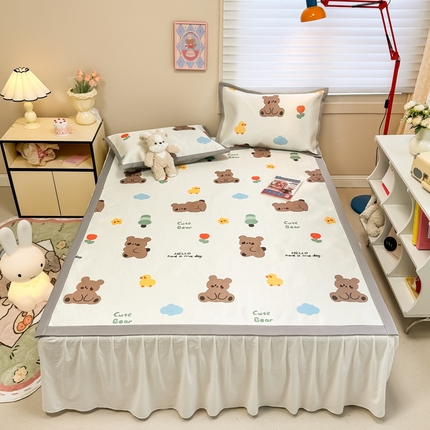 91家纺网 家纺一手货源 找家纺 （总）2025新款慕尚600D数码印花冰丝凉席