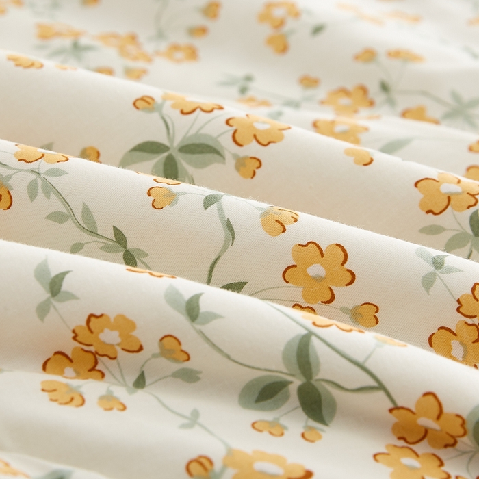 91家纺网 家纺一手货源 找家纺 海洋家纺 2025新款A类里外全棉棉花夏被四件套 风格二 春风拂面