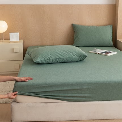 91家纺网 家纺一手货源 找家纺 （总）北欧良品 2024新款水洗棉单品床笠、床单--纯色款（床笠、床单）