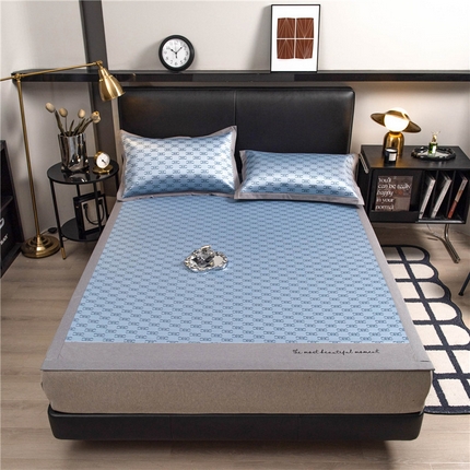 91家纺网 家纺一手货源 找家纺 （总）孩子王家纺 2024新款凯瑟琳巴洛克系列可水洗冰丝席