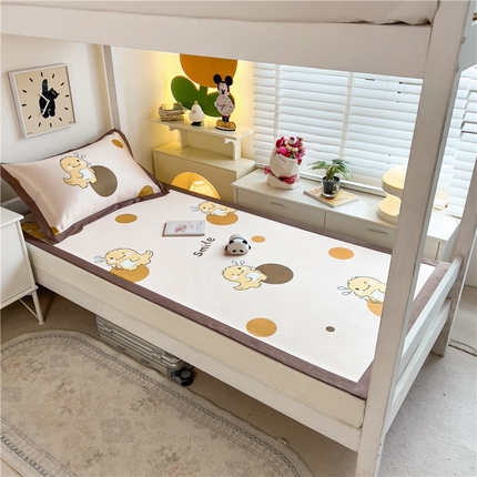 孩子王家纺 2024新款凉感卡通冰丝席-学生款 萌萌小恐龙