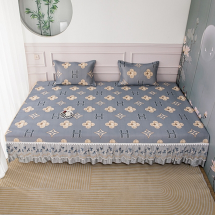 91家纺网 家纺一手货源 找家纺 （总）手艺人沙发垫炕垫 2025新款三明治冰丝花边凉席