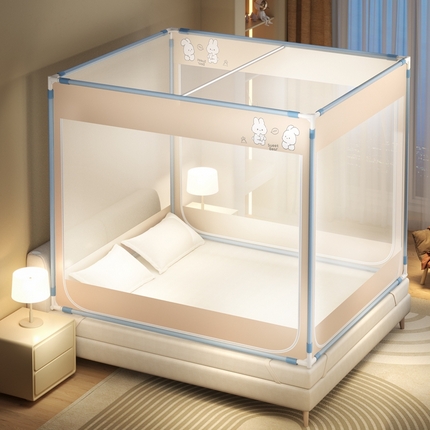 91家纺网 家纺一手货源 找家纺 （总）艺利轩2025新款3D数码印花卡通坐床蚊帐