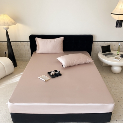 2024新款60支LF级兰精天丝纯色床笠 单床笠 香腮