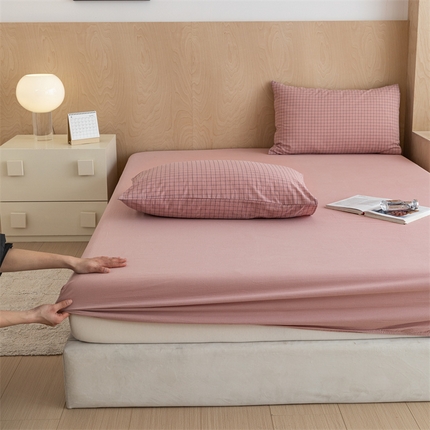 91家纺网 家纺一手货源 找家纺 （总）北欧良品 2024新款水洗棉单品床笠、床单--纯色款（床笠、床单）