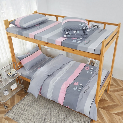 91家纺网 家纺一手货源 找家纺 （总）金泰莱 2025新款全棉三件套学生三件套宿舍三件套纯棉三件套