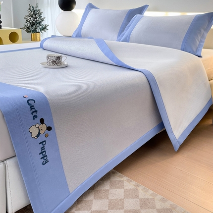 91家纺网 家纺一手货源 找家纺 （总）莱米家纺 2024新款直播电商热卖冰藤凉席冰丝席