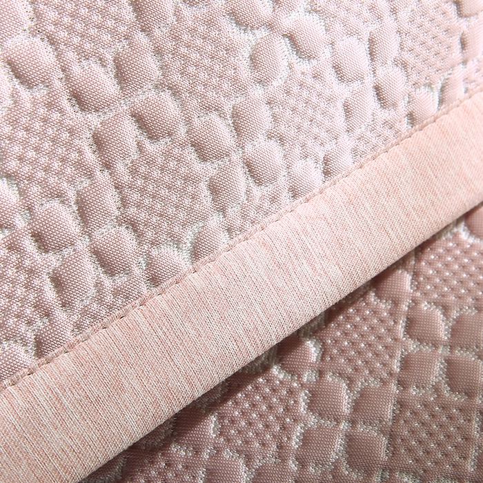 91家纺网 家纺一手货源 找家纺 小牛席业 2024新款浪漫花语冷感豆豆枕套 浪漫花语冷感豆豆枕套-粉色