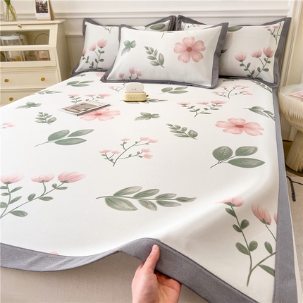 91家纺网 家纺一手货源 找家纺 （总）孩子王家纺 2024新款凉感卡通冰丝席-成人款