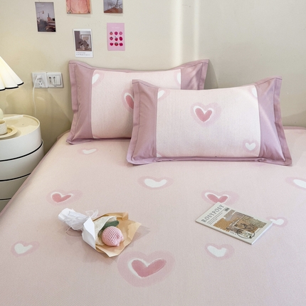 91家纺网 家纺一手货源 找家纺 全季家居 2024新款A类数码印花枕套 萌心