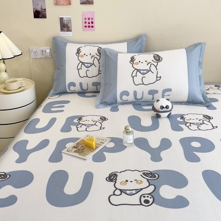 全季家居 2024新款A类数码印花枕套 爱心小狗