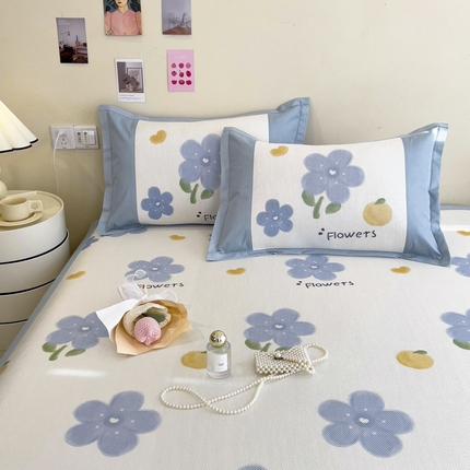 91家纺网 家纺一手货源 找家纺 全季家居 2024新款A类数码印花枕套 花朵